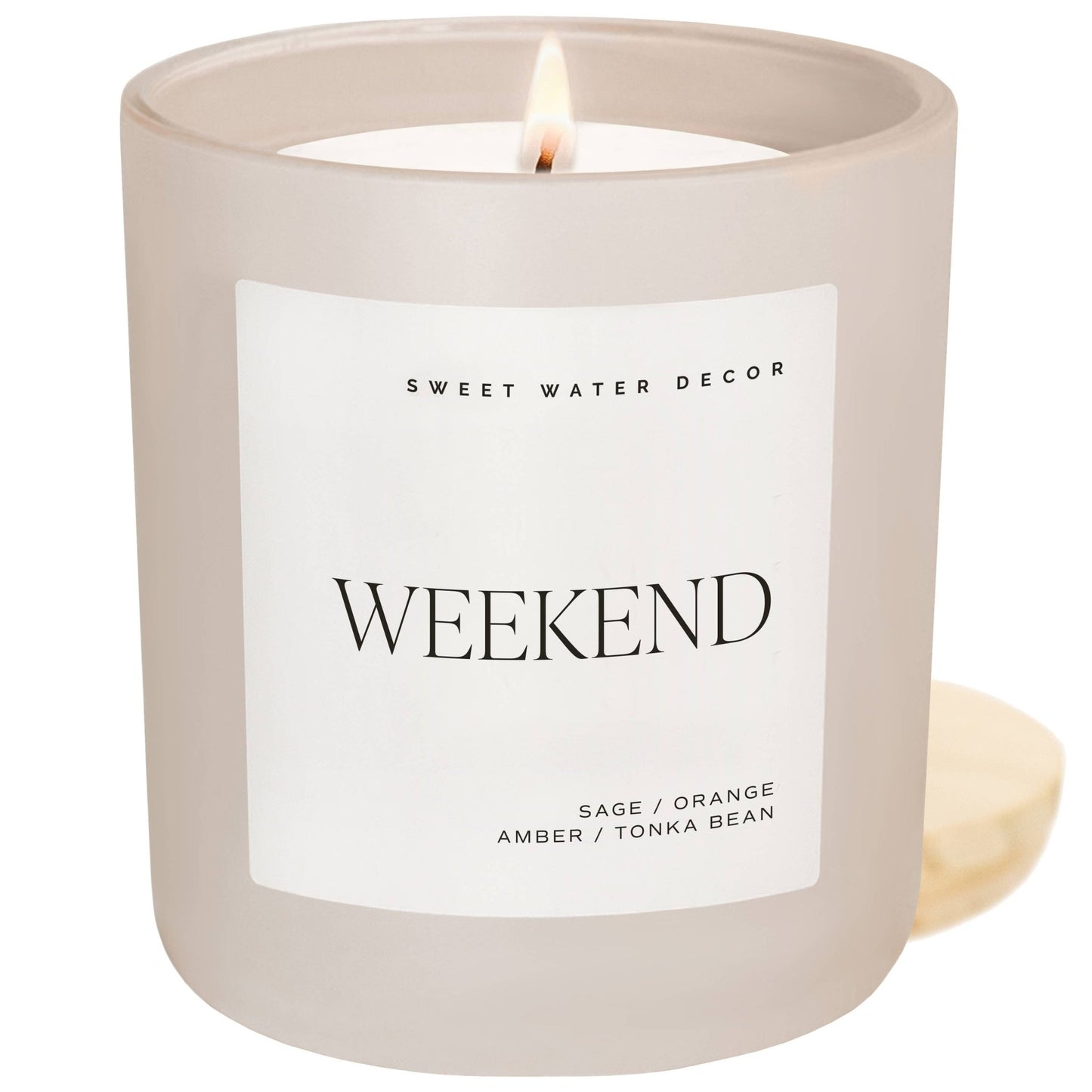 Weekend 15 oz Soy Candle, Matte Jar - SPARROW