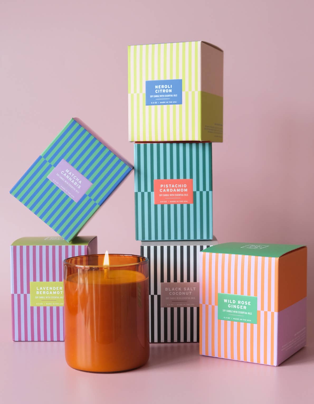 Wild Rose + Ginger Essentials Candle | 8 oz. - SPARROW
