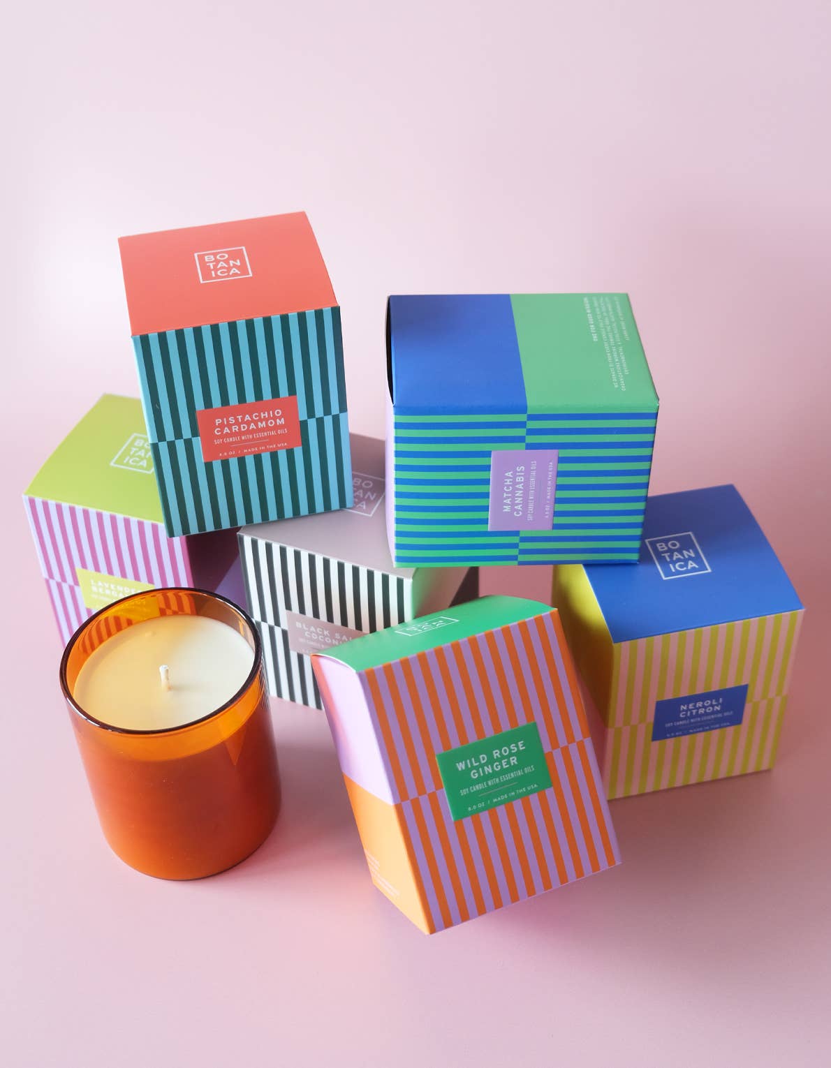 Wild Rose + Ginger Essentials Candle | 8 oz. - SPARROW