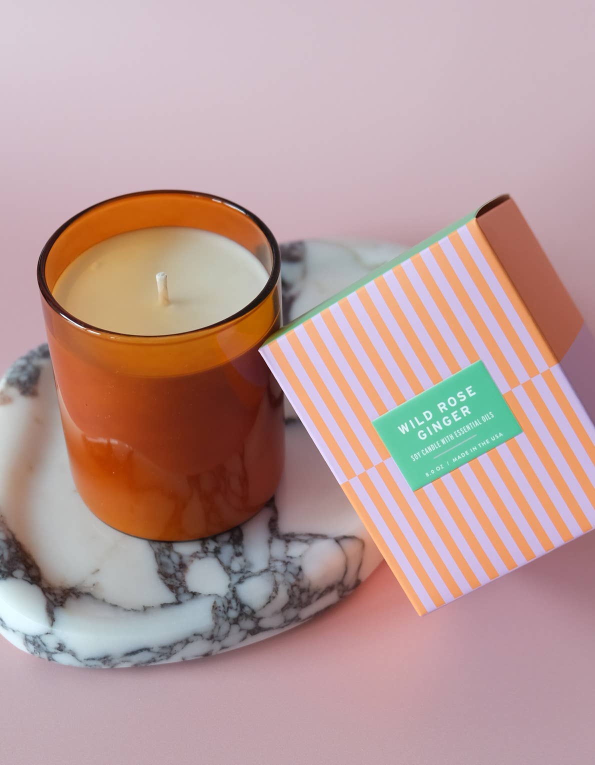 Wild Rose + Ginger Essentials Candle | 8 oz. - SPARROW