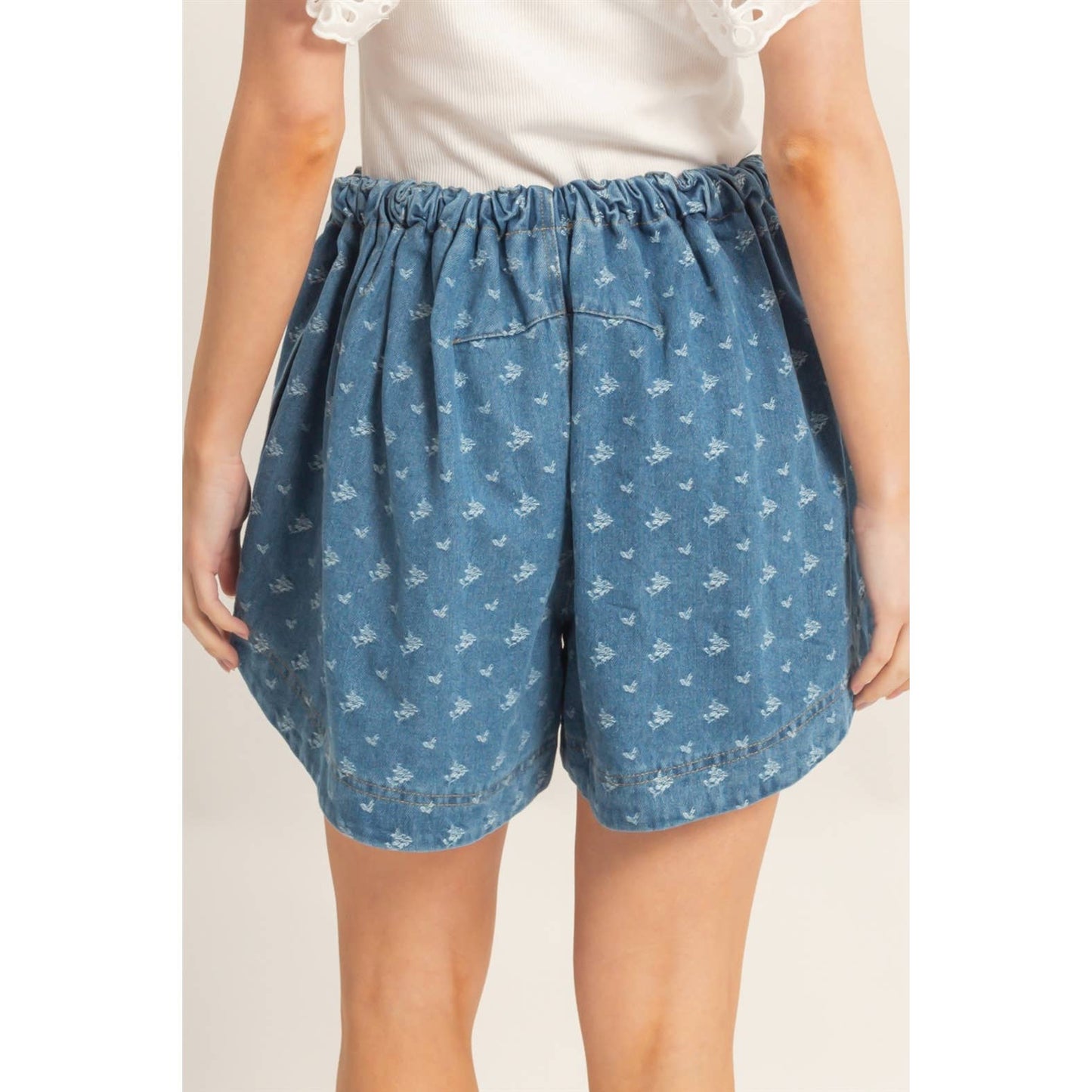 Willow Denim Shorts - SPARROW