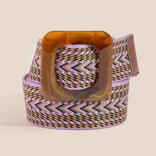 Woven Pattern Belt - SPARROW