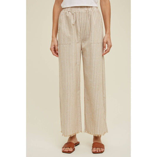 Charles Linen Pants – Taupe