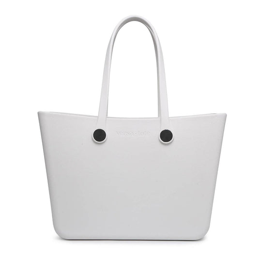 Carrie Versa Tote with Interchangeable Straps - Off White