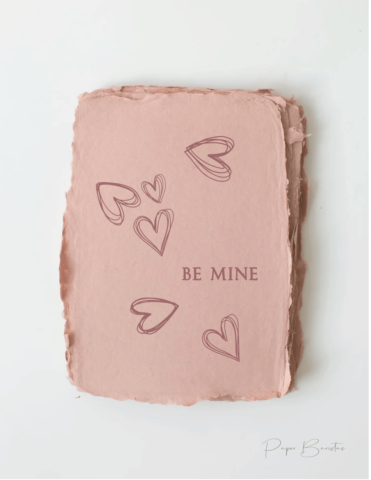 "Be Mine." Love Valentines Greeting Card - SPARROW