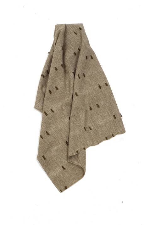 Tuft Tea Towel- Burnt Olive